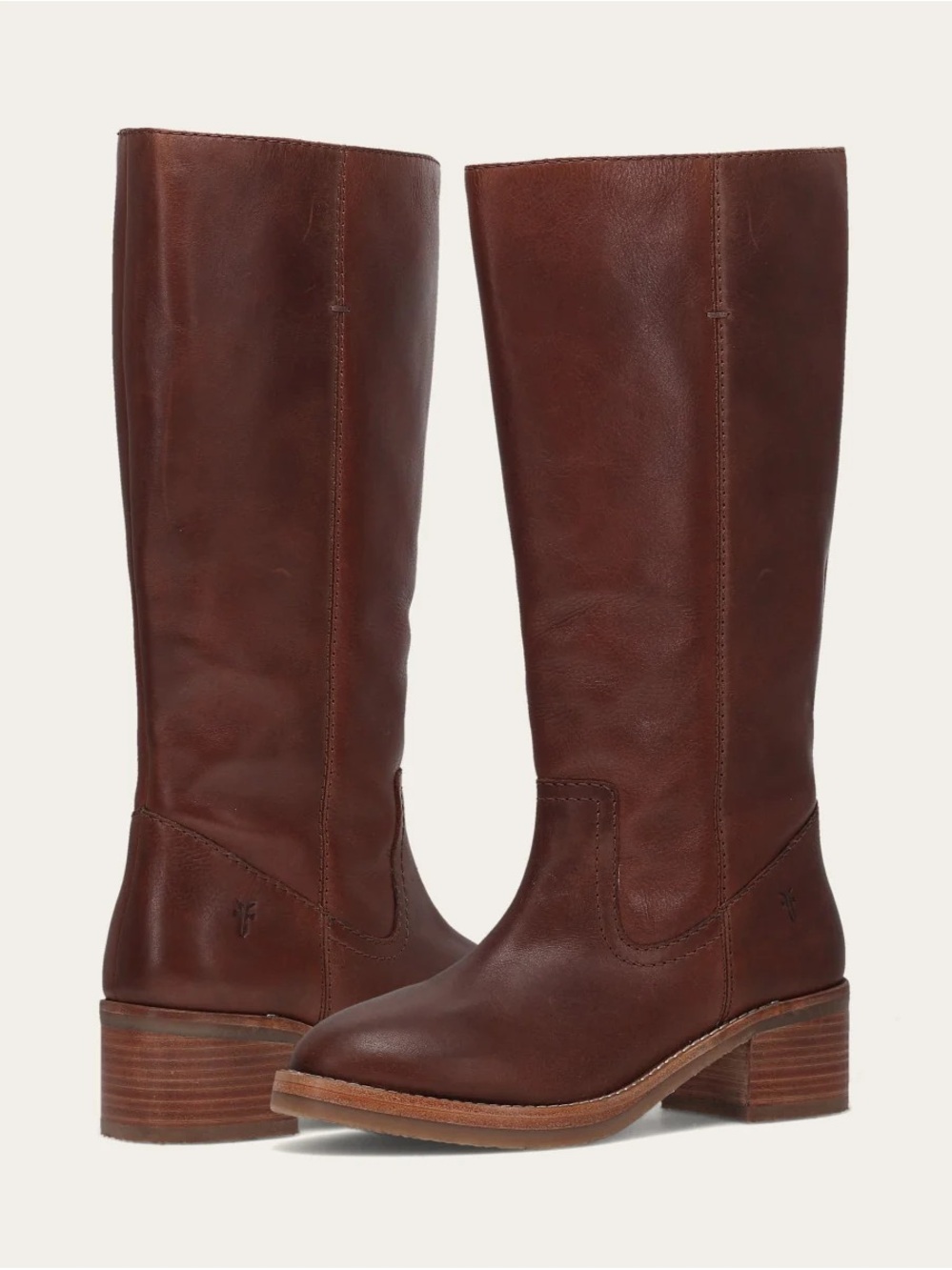 Frye Andrea 14R Women's Brown Leather Boots 7.5 NWT and still in box!